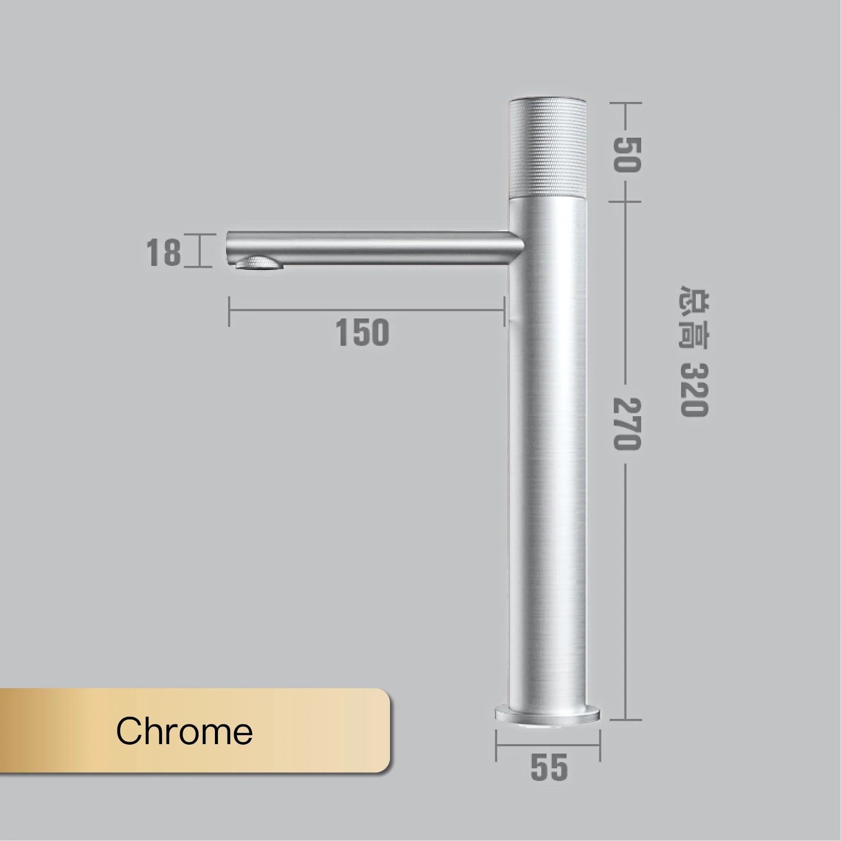 Brass black round bathroom sink faucet by MC THE BLACK DIAMOND, designed for hand washing with a sleek modern style.