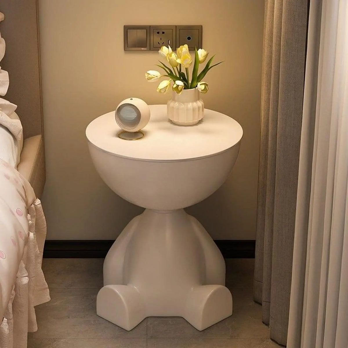 Creative side end table by MC THE BLACK DIAMOND, featuring a modern home decor design with a sleek, stylish finish.
