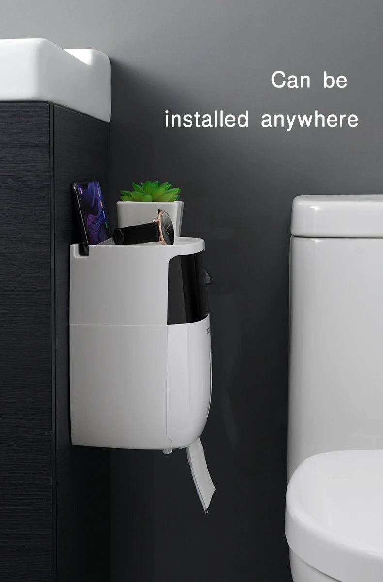 Plastic portable toilet roll paper holder from 𝕄𝕔 𝕋𝕙𝕖 𝔹𝕝𝕒𝕔𝕜 𝔻𝕚𝕒𝕞𝕠𝕟�