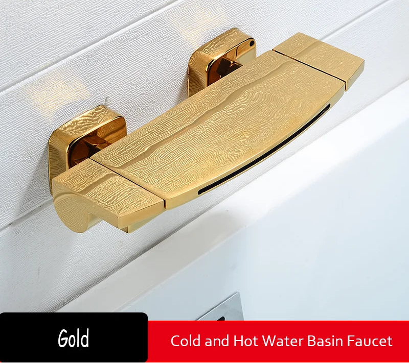 MC The Black Diamond dual control bath and shower faucet for hot and cold water with a sleek modern design.