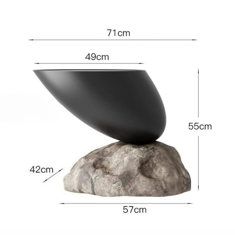Modern minimalist Ymitation stone-shaped coffee table by 𝕄𝕔 𝕋𝕙𝕖 𝔹𝕝𝕒𝕔𝕜 𝔻𝕚𝕒𝕞𝕠�