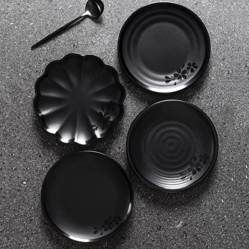 Set of Japanese sushi plates by 𝕄𝕔 𝕋𝕙𝕖 𝔹𝕝𝕒𝕔𝕜 𝔻𝕚𝕒𝕞𝕠𝕟�