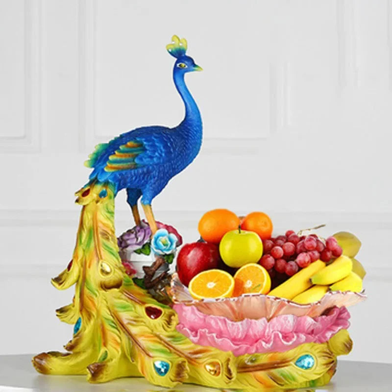 Decorative fruit-shaped plate by MC THE BLACK DIAMOND, used for desktop storage, decoration, and serving snacks.