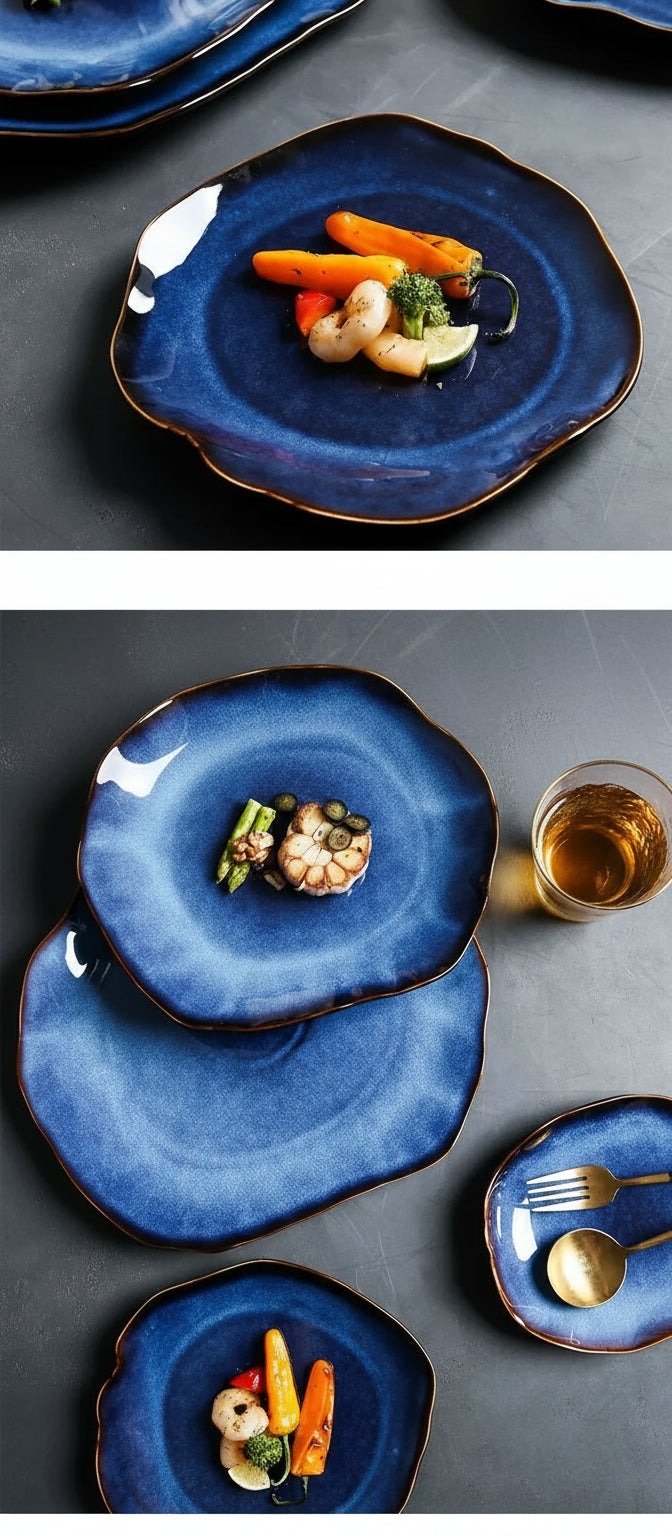 Elegant MC THE BLACK DIAMOND luxury dinnerware set featuring stylish plates and bowls for sophisticated dining.