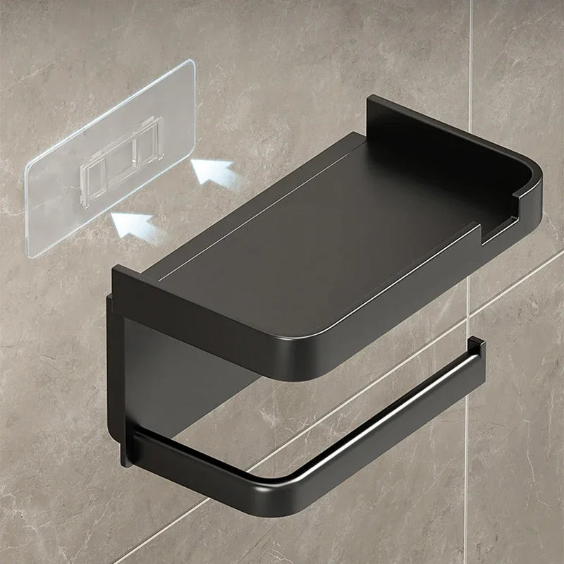 Plastic toilet paper holder from MC THE BLACK DIAMOND, designed for convenient storage of toilet paper rolls.