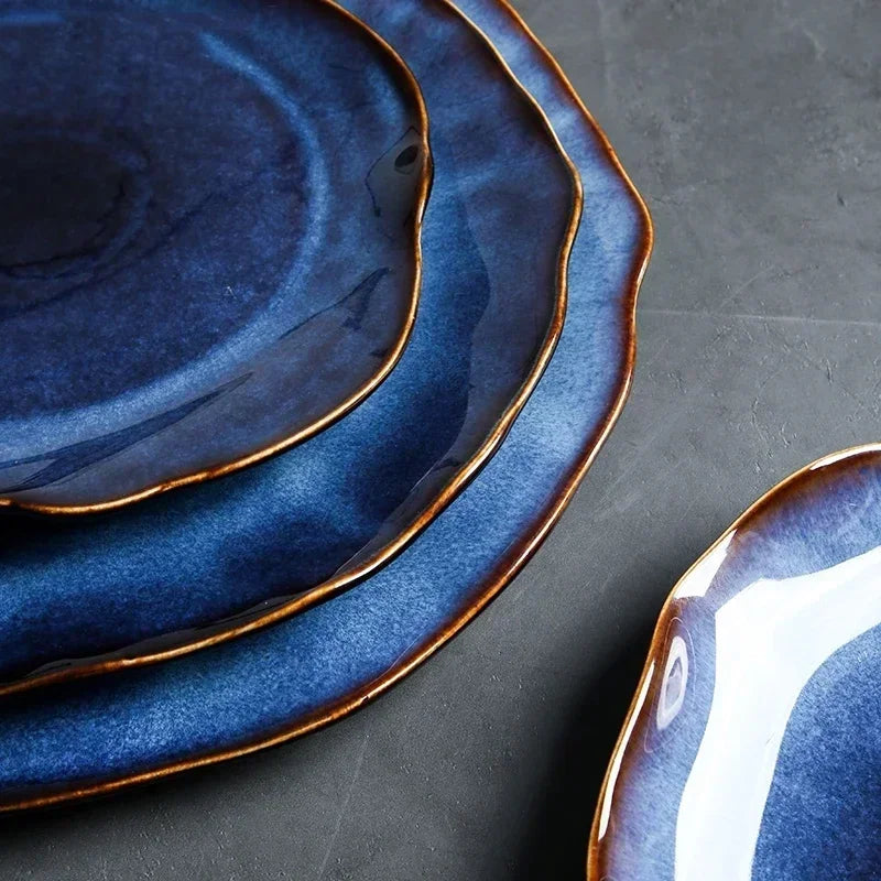 Elegant MC THE BLACK DIAMOND luxury dinnerware set with white plates and bowls, perfect for sophisticated dining.