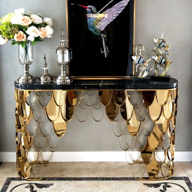 Nordic-style Beauty Console table by MC THE BLACK DIAMOND, living room furniture with sleek design and wooden finish.
