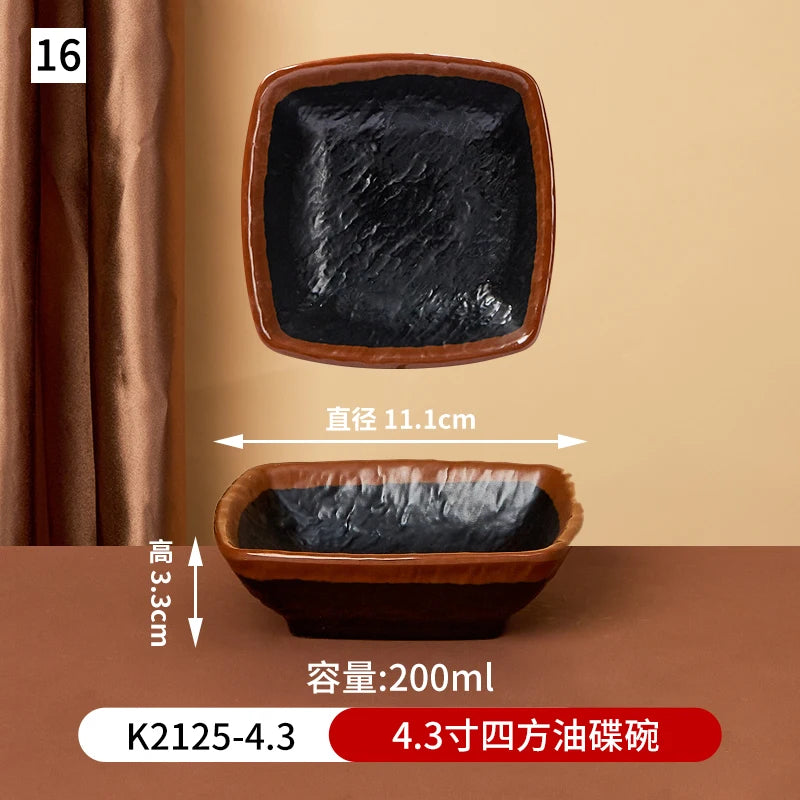Japanese melamine dinner plate from 𝕄𝕔 𝕋𝕙𝕖 𝔹𝕝𝕒𝕔𝕜 𝔻𝕚𝕒𝕞𝕠𝕟�