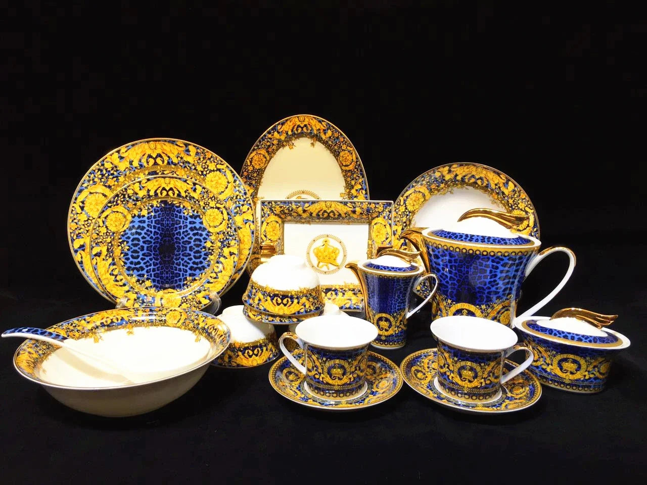 Luxury Dringware set by MC THE BLACK DIAMOND, featuring high-quality, daily-use dinnerware with elegant design and durable material.