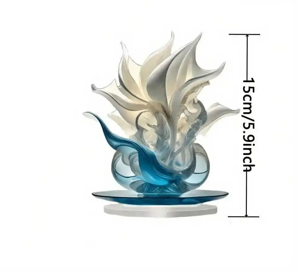 Elegant Lily vase by MC THE BLACK DIAMOND for home and office decor, featuring a sleek design and fresh floral arrangement.