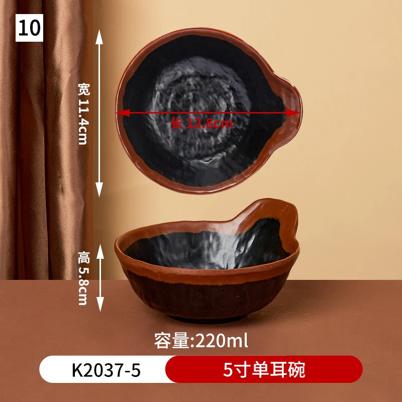 Japanese melamine dinner plate from 𝕄𝕔 𝕋𝕙𝕖 𝔹𝕝𝕒𝕔𝕜 𝔻𝕚𝕒𝕞𝕠𝕟�