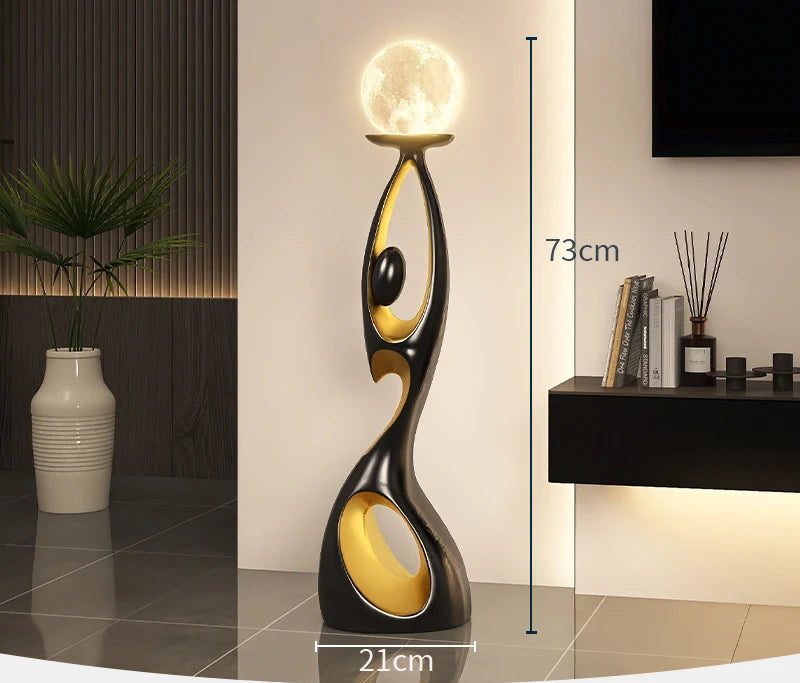 Resin abstract sculpture on a modern living room floor, decorative home art decor by 𝕄𝕔 𝕋𝕙𝕖 𝔹𝕝𝕒𝕔𝕜 𝔻𝕚𝕒�