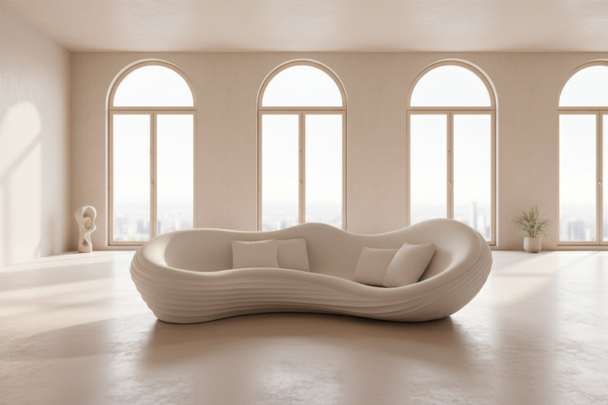 Creative Personality sofa chair by MC THE BLACK DIAMOND, shown as a sleeper chair with a stylish, compact design and comfortable fabric.