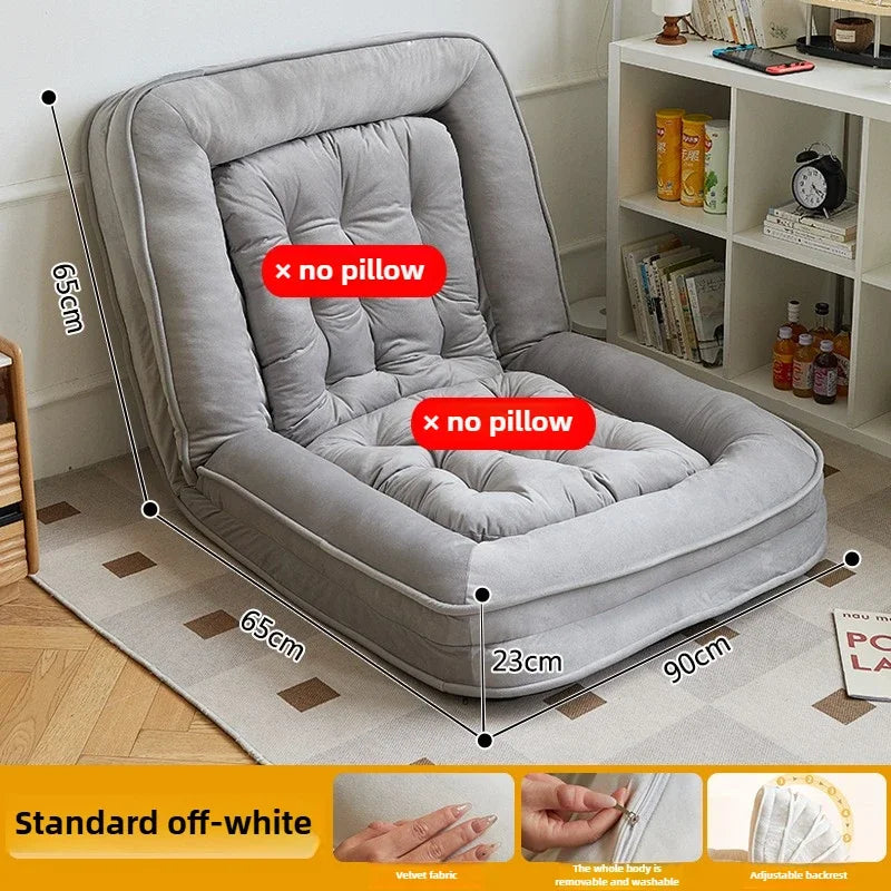 MC THE BLACK DIAMOND reclining and sleeping single tatami sofa bed, small folding sofa for bedroom and lounging.