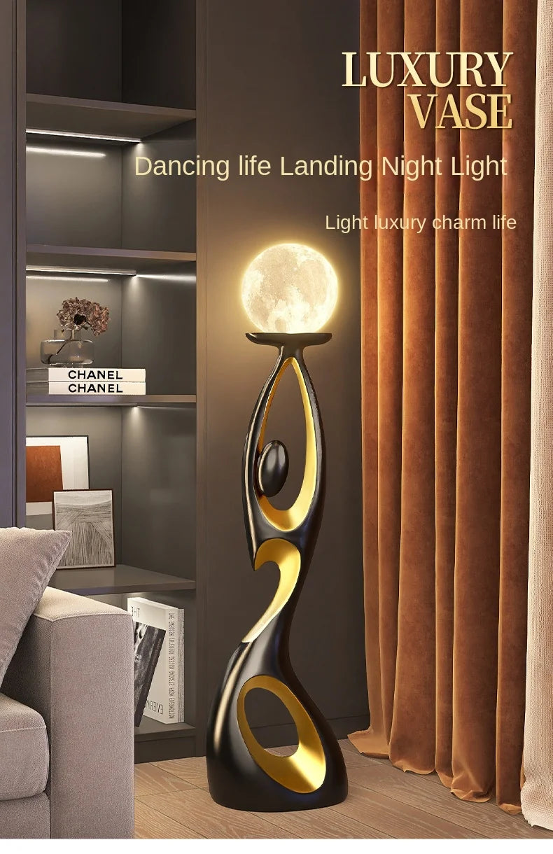 Resin abstract sculpture for living room decor, modern floor decorative piece by 𝕄𝕔 𝕋𝕙𝕖 𝔹𝕝𝕒𝕔𝕜 𝔻𝕚𝕒𝕞