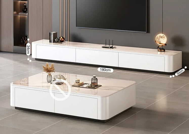 Luxury TV stand by MC THE BLACK DIAMOND, modern home decor piece with sleek design and sturdy construction.