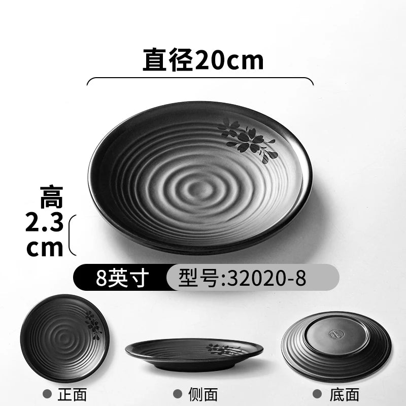 Set of Japanese sushi plates by 𝕄𝕔 𝕋𝕙𝕖 𝔹𝕝𝕒𝕔𝕜 𝔻𝕚𝕒𝕞𝕠𝕟�