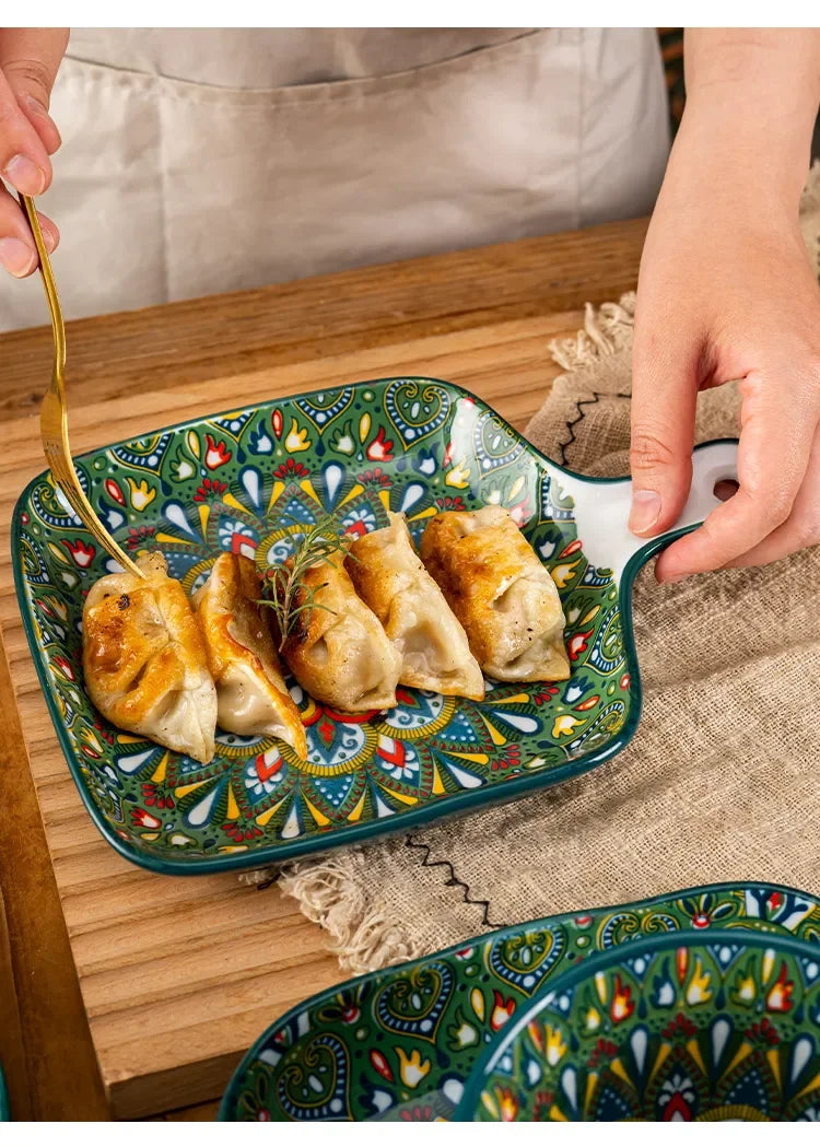 Ceramic rice bowl serving plate by 𝕄𝕔 𝕋𝕙𝕖 𝔹𝕝𝕒𝕔𝕜 𝔻𝕚𝕒𝕞𝕠𝕟�