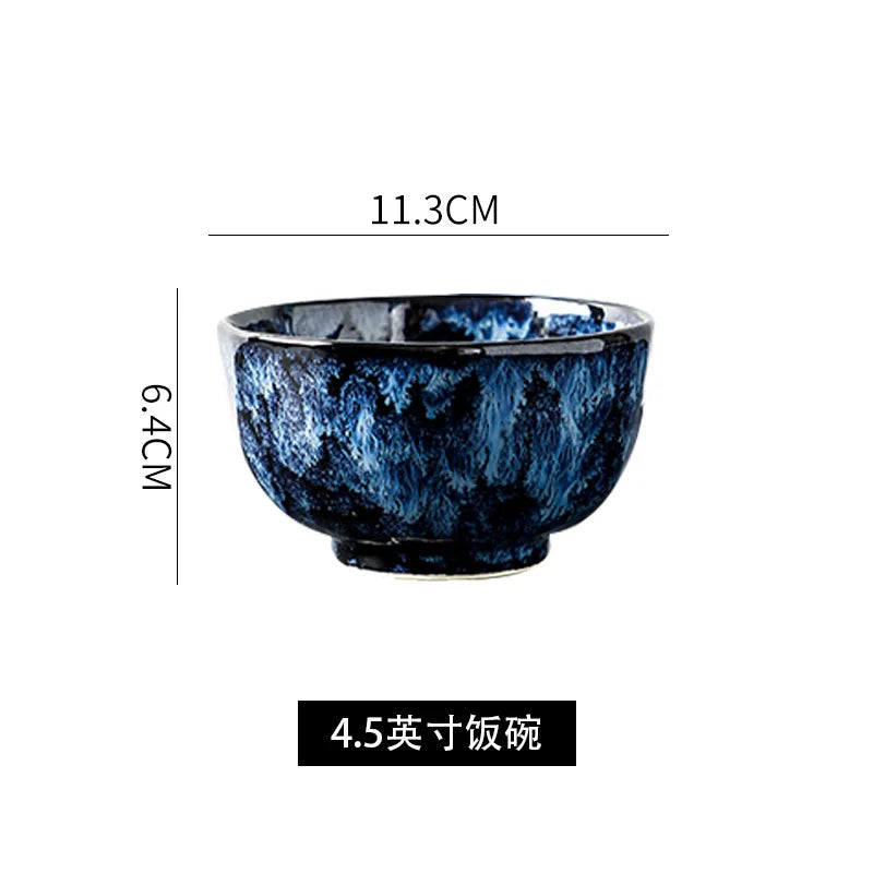 Creative Kiln-Change ceramic bowl and plate set by 𝕄𝕔 𝕋𝕙𝕖 𝔹𝕝𝕒𝕔𝕜 𝔻𝕚𝕒𝕞𝕠