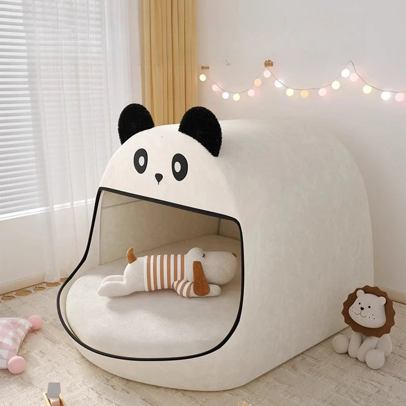 Children's MC THE BLACK DIAMOND play sofa chair, cozy kids furniture with soft cushioning and vibrant design for young children.
