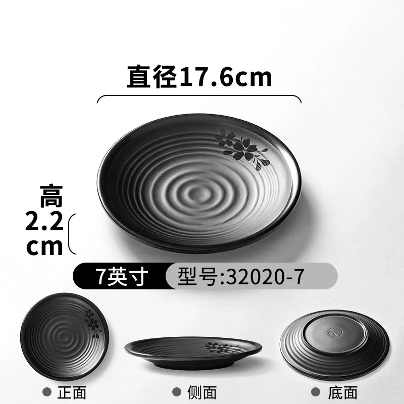 Japanese sushi plates by 𝕄𝕔 𝕋𝕙𝕖 𝔹𝕝𝕒𝕔𝕜 𝔻𝕚𝕒𝕞𝕠𝕟𝕕�
