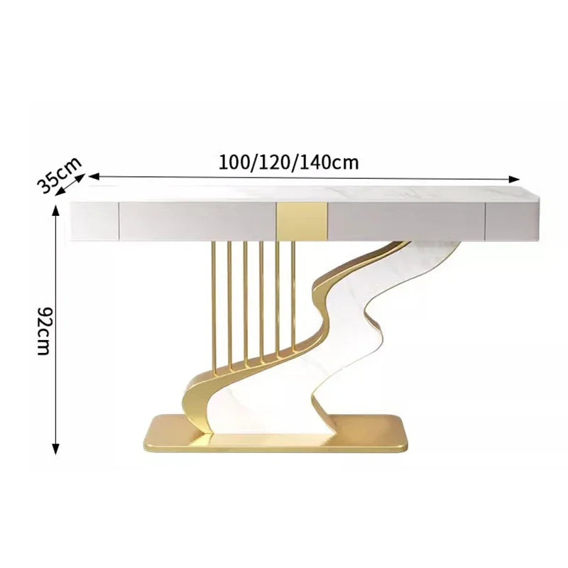 Modern MC Black Diamond midcentury metal console table with sleek design and sturdy frame, ideal for entryways or living spaces.