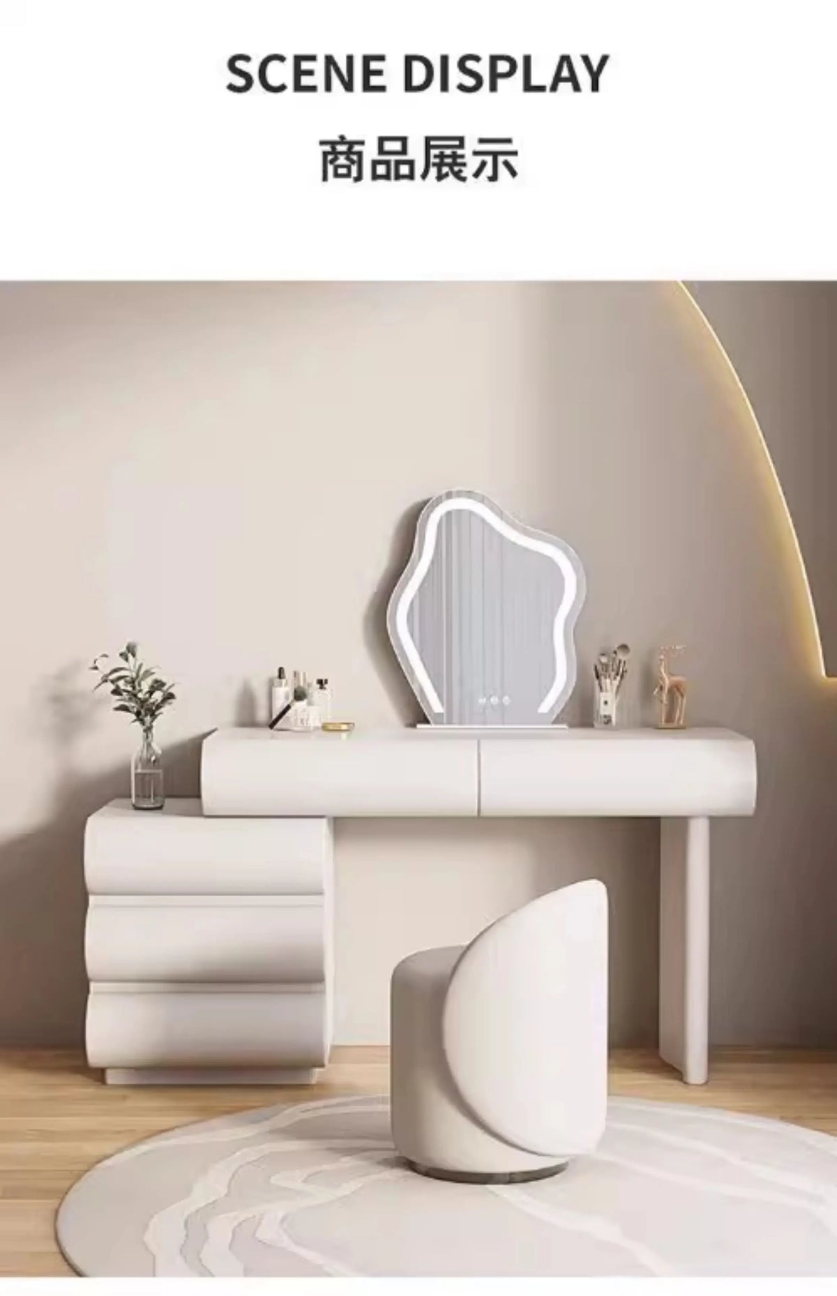 Mirror drawers vanity table by 𝕄𝕮 𝕋𝕙𝕖 𝔹𝕝𝕒𝕔𝕜 𝔻𝕚𝕒𝕞𝕠𝕟𝕕
