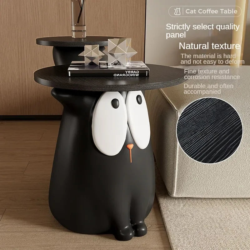 Creative Cat Kids Zoon coffee table by MC THE BLACK DIAMOND featuring a playful cat design for children’s rooms.