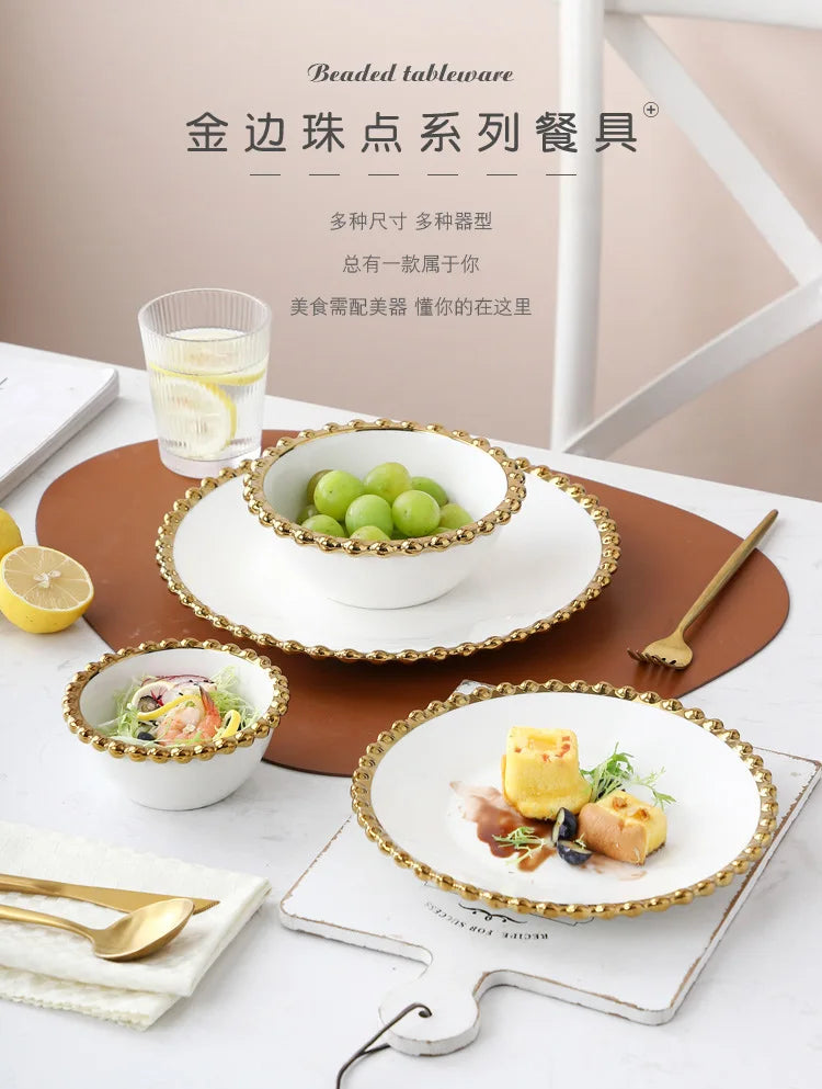 Nordic ceramic plates and bowls set by 𝕄𝕔 𝕋𝕙𝕖 𝔹𝕝𝕒𝕔𝕜 𝔻𝕚𝕒𝕞𝕠𝕟