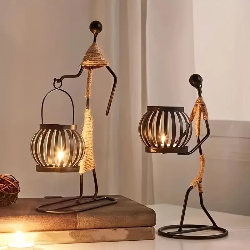 Handmade candle holder figurine from 𝕄𝕔 𝕋𝕙𝕖 𝔹𝕝𝕒𝕔𝕜 𝔻𝕚𝕒𝕞𝕠𝕟�