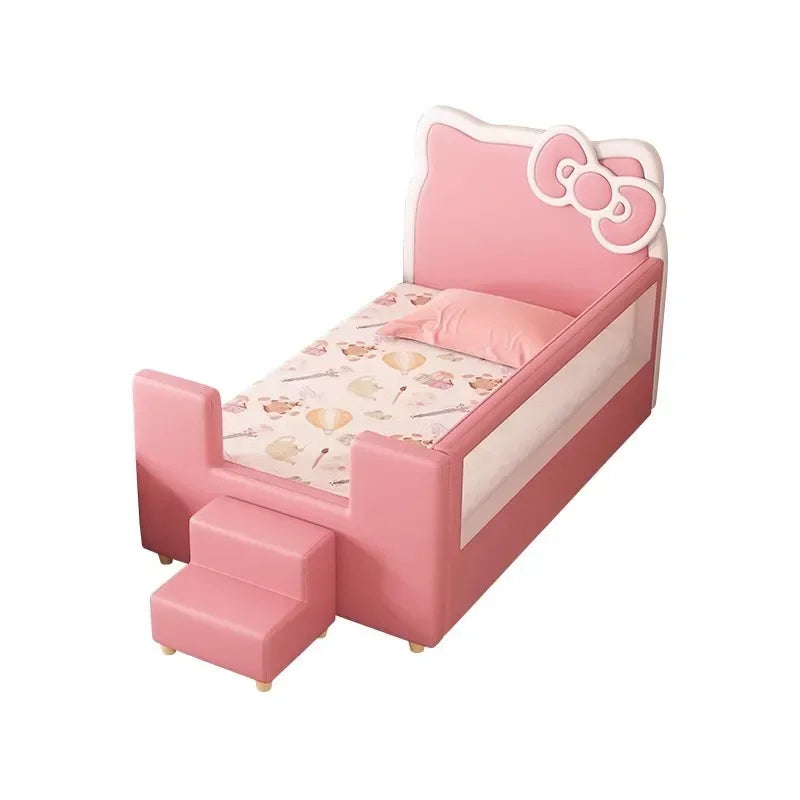 MC THE BLACK DIAMOND children's upholstered furniture guardrails, soft fabric and secure safety design for kids' beds.