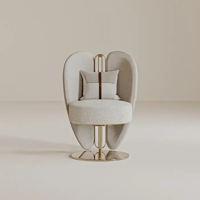 Luxury velvet dining chair by MC THE BLACK DIAMOND with stainless steel legs, perfect for home or hotel dining rooms.