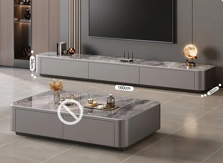 Luxury MC THE BLACK DIAMOND TV stand for home decor, featuring sleek design and modern craftsmanship.