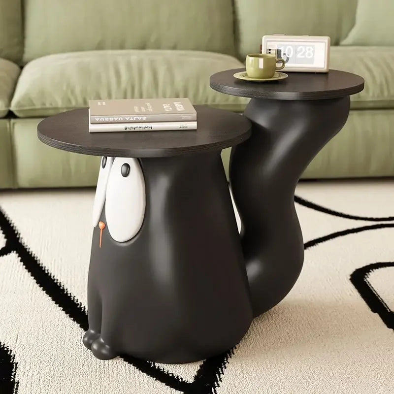 Creative Cat Coffee Table by MC THE BLACK DIAMOND, kids' zoned furniture with a playful cat design for children's living spaces.
