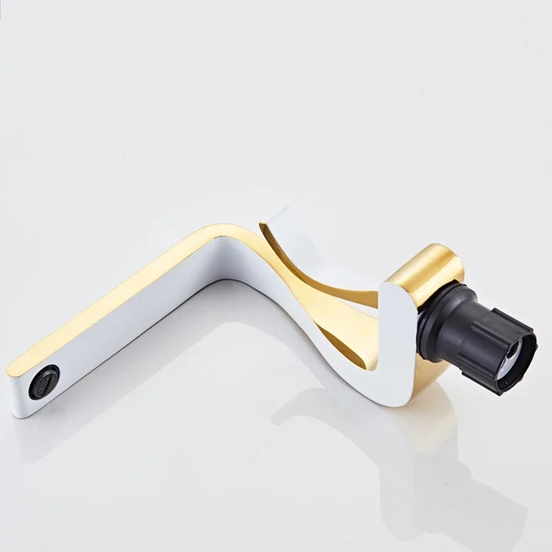 Retro bathroom sink faucet by MC THE BLACK DIAMOND, single hole design with classic style and chrome finish.