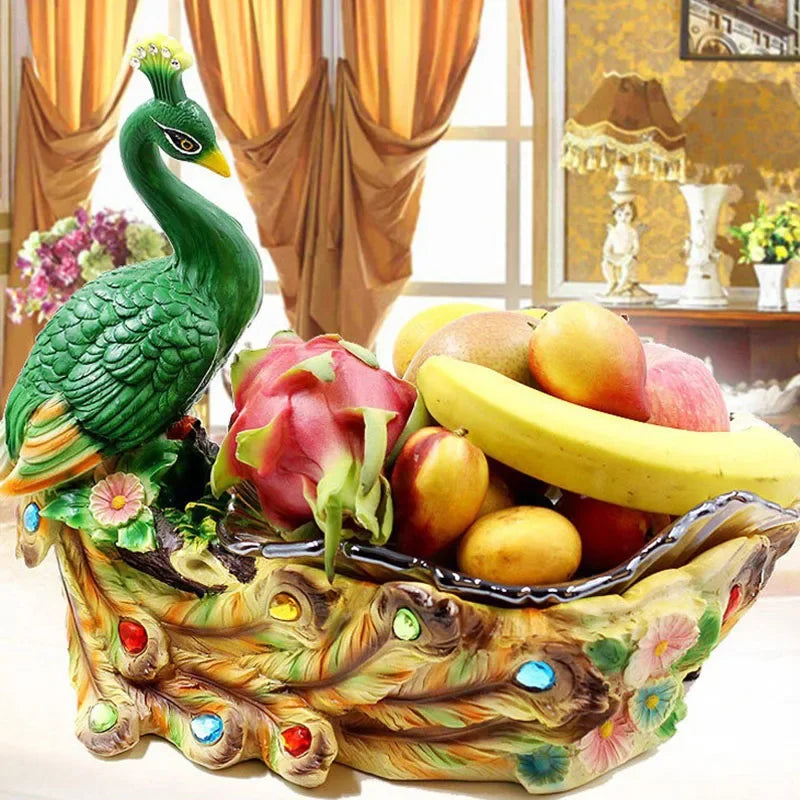 Decorative fruit-shaped plate by MC THE BLACK DIAMOND, used as desktop storage or snack tray with creative design.
