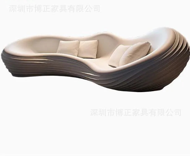 Creative Personality Sofa Chair by MC THE BLACK DIAMOND, a versatile sleeper chair with a modern design, shown in a cozy living space.