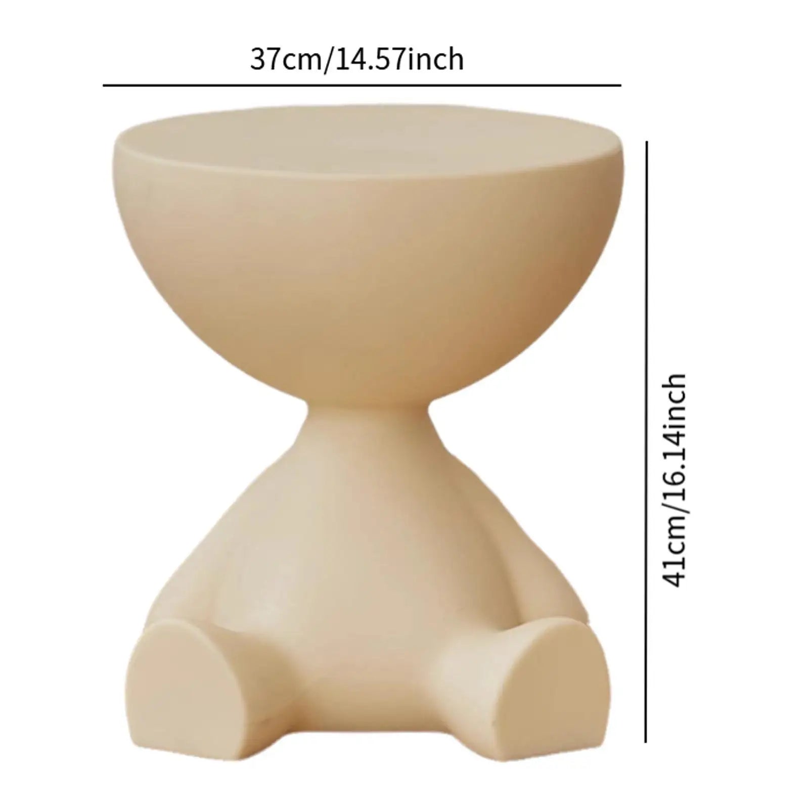 Creative side end table by MC THE BLACK DIAMOND, showcasing a stylish home decor piece with a sleek design and modern finish.