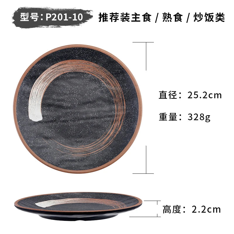 Melamine dinner plate set from 𝕄𝕮 𝕋𝕙𝕖 𝔹𝕝𝕒𝕔𝕜 𝔻𝕚𝕒𝕞𝕠𝕟�